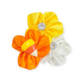 Candy Corn Cluster Satin Collar Flower