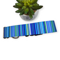 Blue Serape Dog Collar (Large, 1.5" wide)