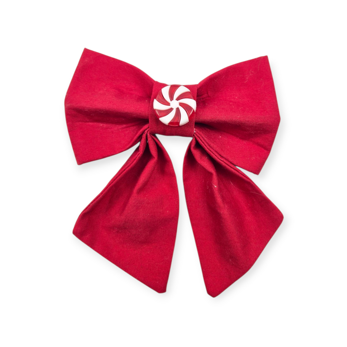 Peppermint Candy Sailor Bow - 5"