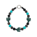Southwestern Saguaro Beaded Collar - 15"