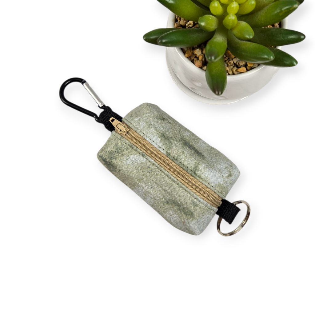 Dog Waste Bag Dispenser -  Army Green Tie Dye
