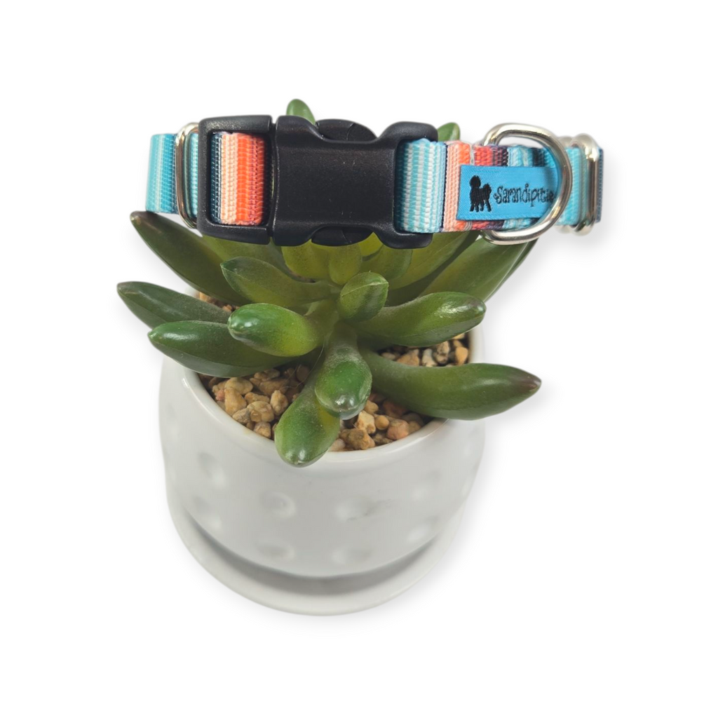 Sedona Stripes Dog Collar (Small)