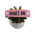 Mama's Girl on Pink Dog Collar (Large)