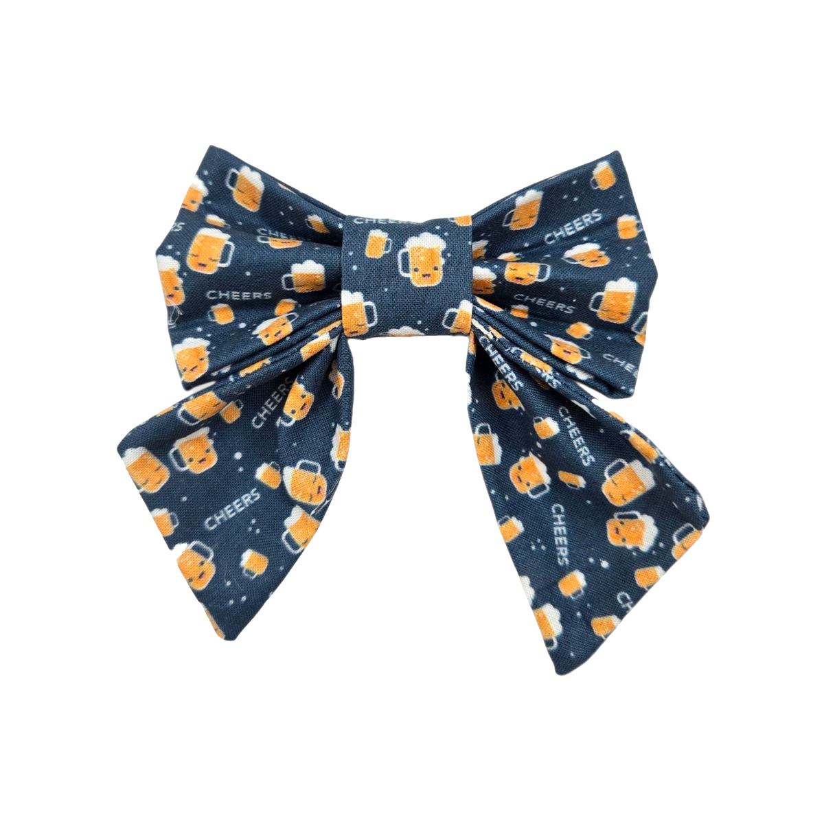 Cheers For Beers Sailor Bow - 4"
