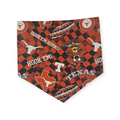 Longhorns/Geo Mosaic Reversible Tie-on Bandana (Small)