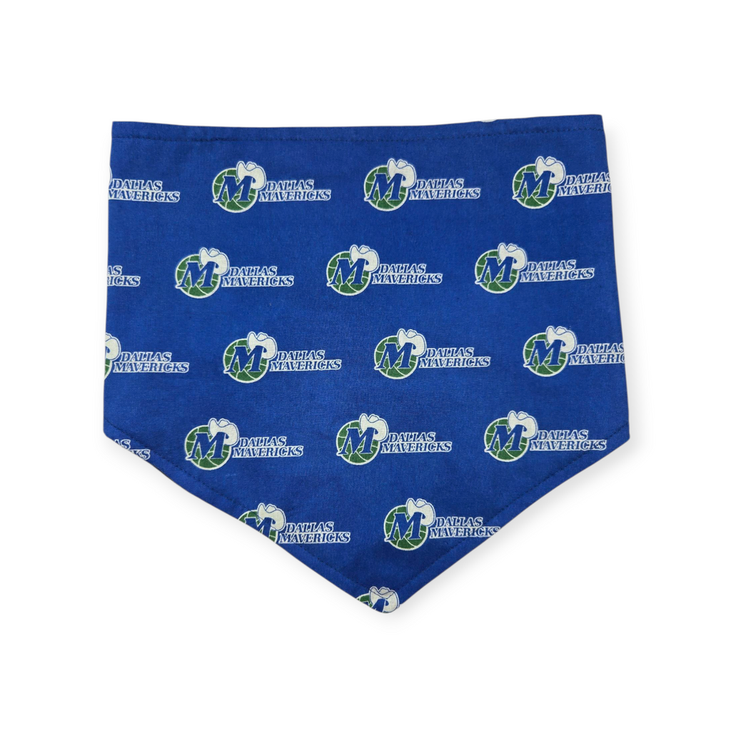 Mavericks/Distressed Plaid Reversible Tie-on Bandana (Small)