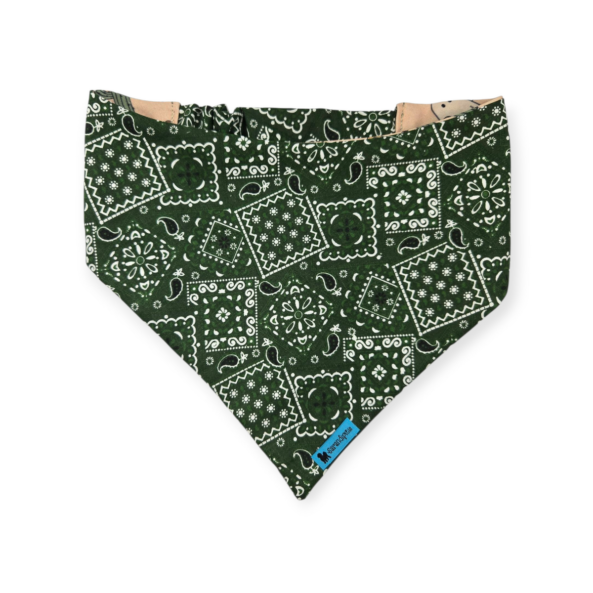 Western Halloween/Hunter Blazin' Slip-on Scrunchie Bandana (Small/Medium)