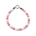 Pink Cow Beaded Collar - 17.75"