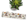 Wizard Symbols Dog Collar (Large, 1.5" wide)