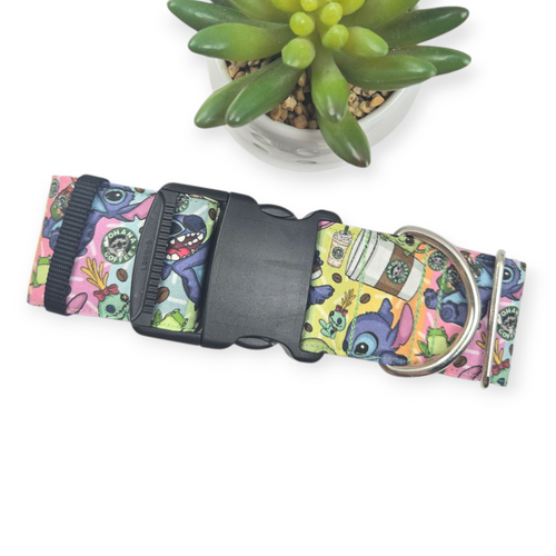 Alien Coffee Dog Collar (Large, 2" wide)