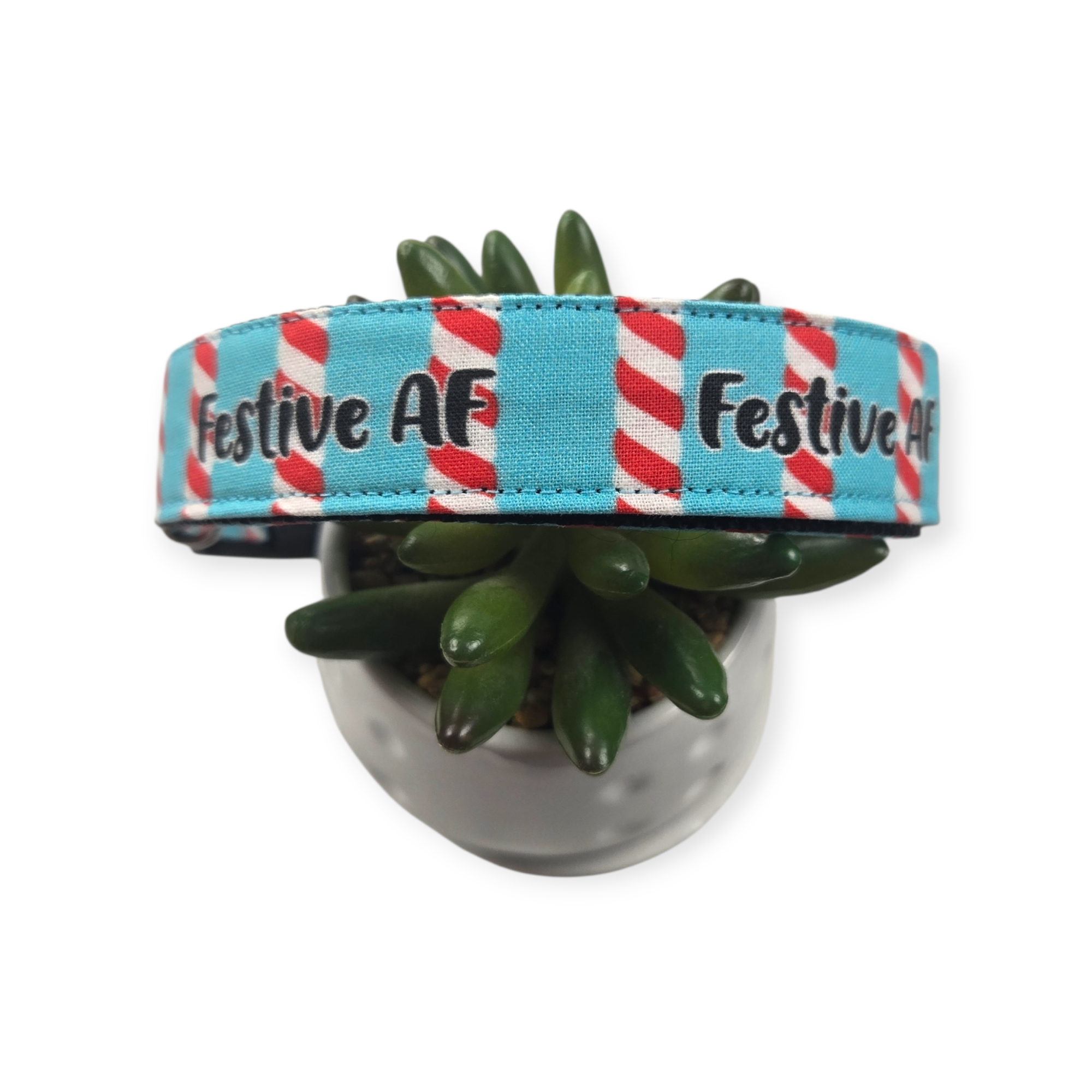 Festive AF Dog Collar (Large)