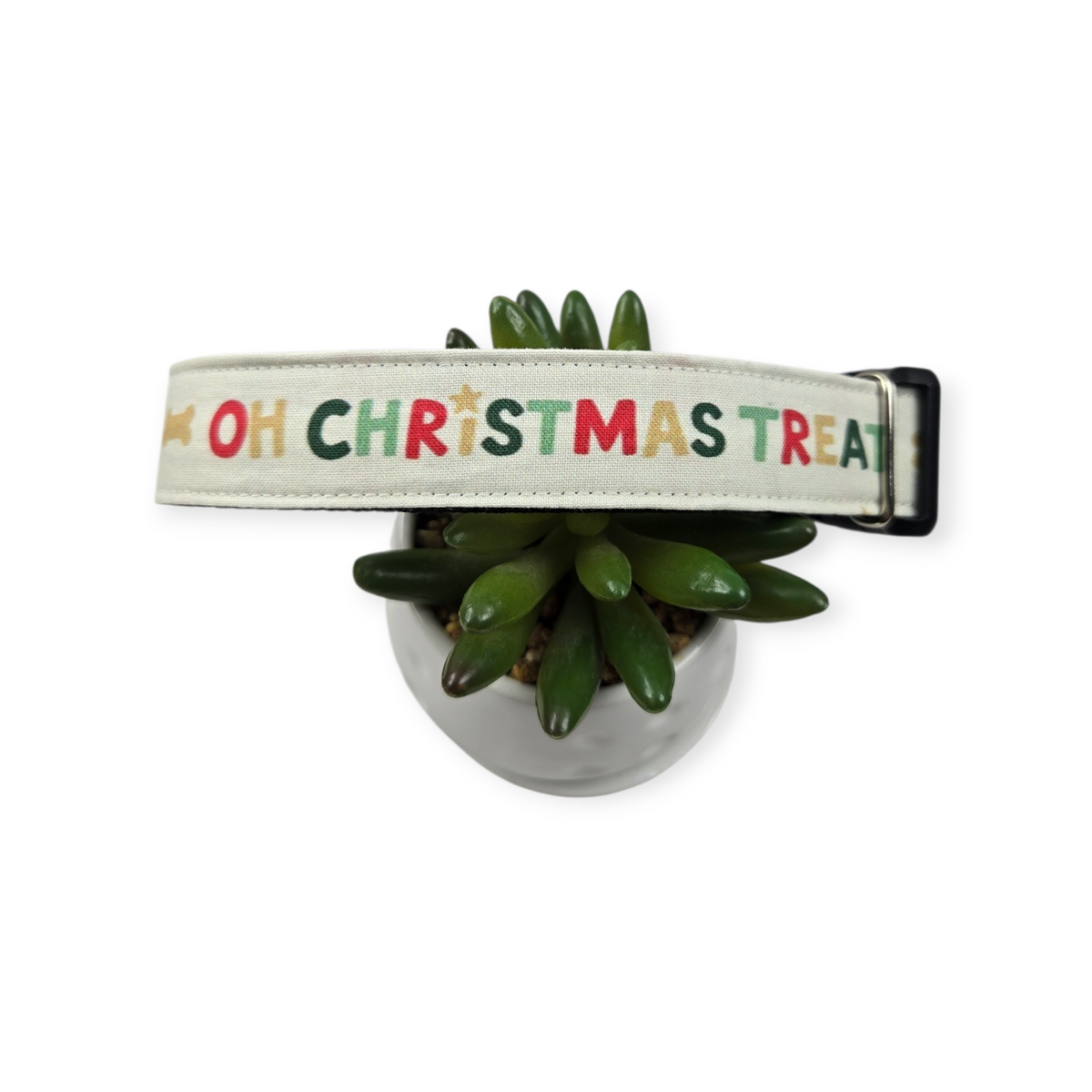 Oh Christmas Treat Dog Collar (Large)