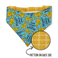 Sweet Dreams/Mustard Plaid Reversible Bandana