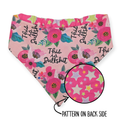 This is Bullshit/Pink Stars Reversible Bandana