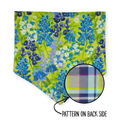 Wild Blossoms/ Artichoke Plaid Reversible Bandana