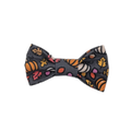 Pumpkins and Leaves Bowtie - 3"