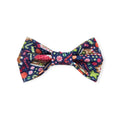Gingerbread Houses on Dark Blue Bowtie - 4"