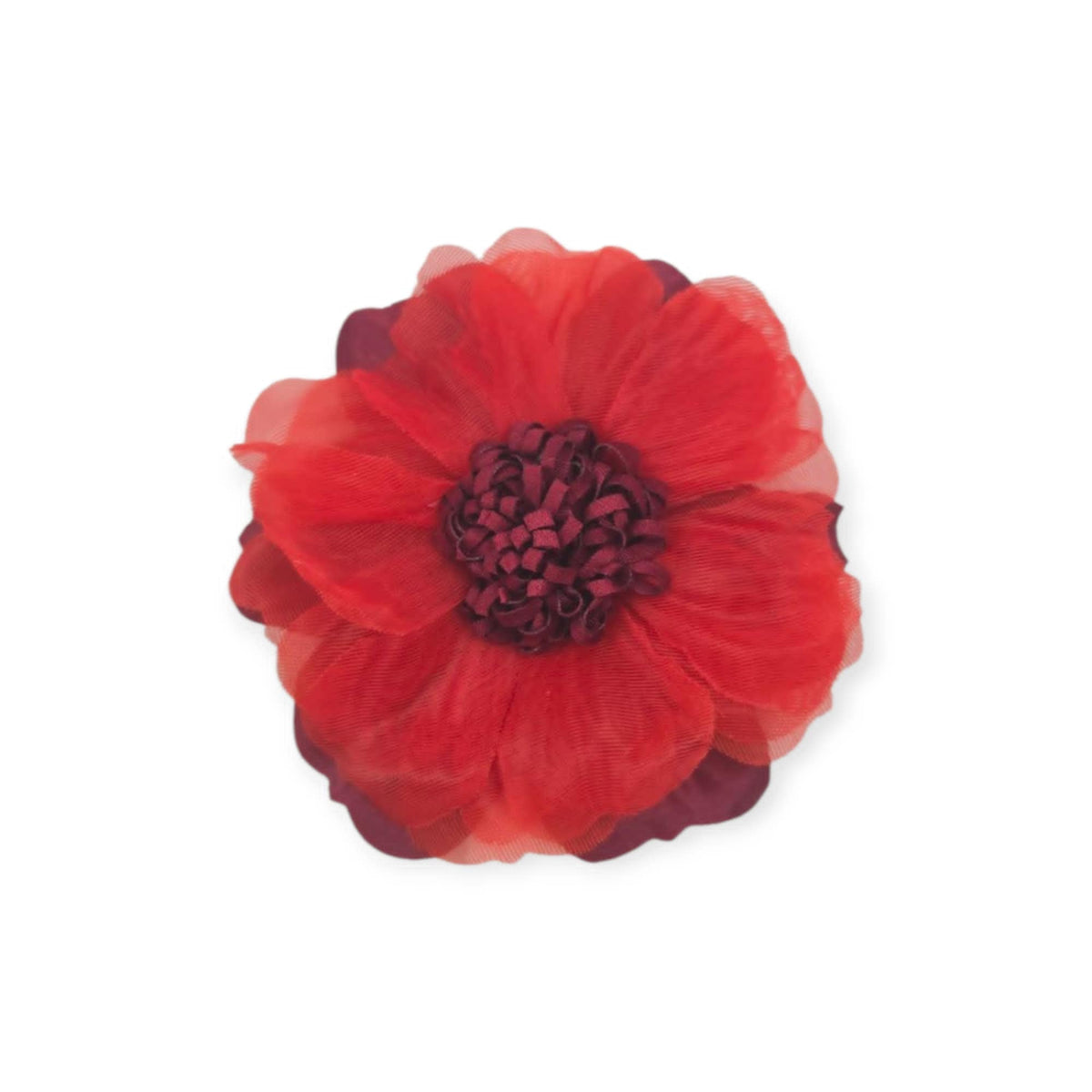 Red Poppy Collar Flower