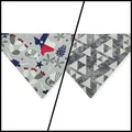 Symbols of Texas/Stacked Onyx Triangles Reversible Slide-on Bandana (Medium)