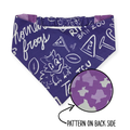 Horned Frogs/Purple Texas Reversible Slip-on Scrunchie Bandana (Large/X-Large)