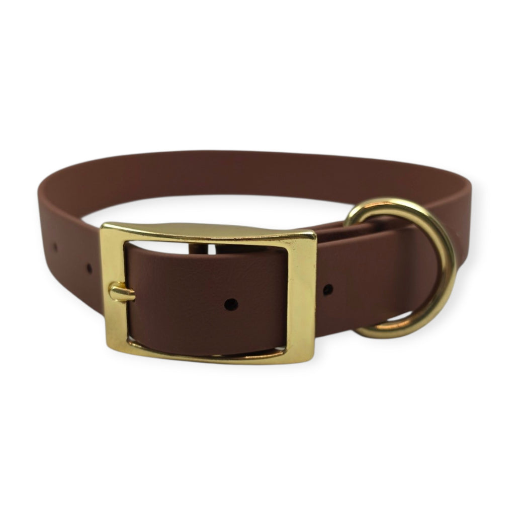 Brown Biothane Collar