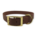Brown Biothane Collar