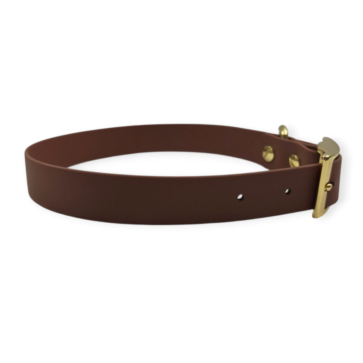 Brown Biothane Collar